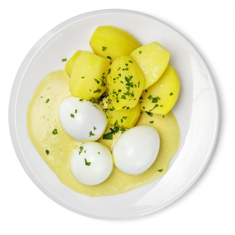 Produktabbildung keine Marke 3 Eier in Senfsauce