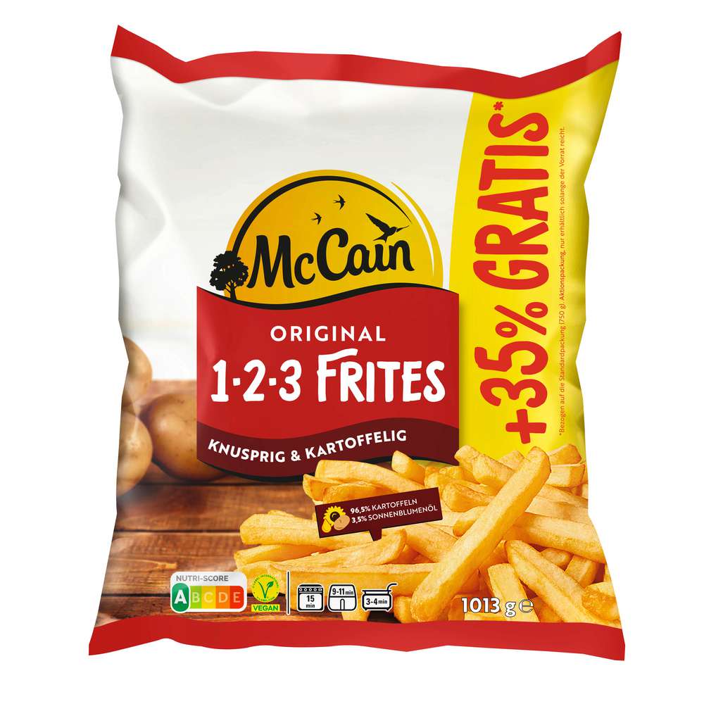 Produktabbildung McCain Pommes Frites Original, tiefgekühlt