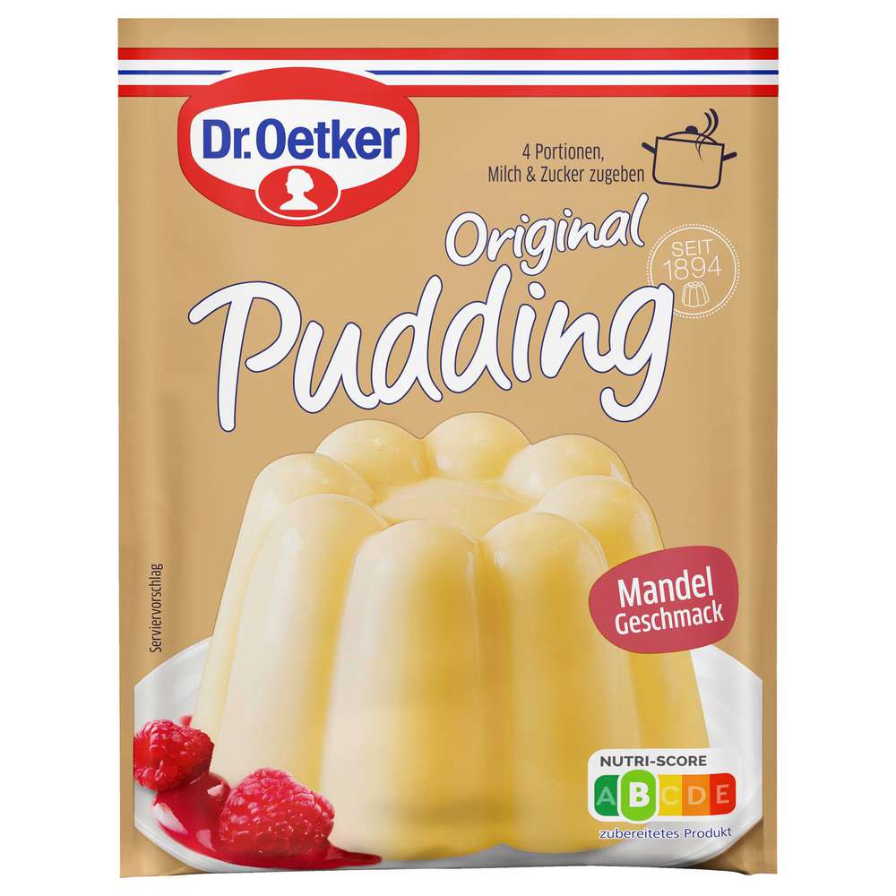 Produktabbildung Dr. Oetker Puddingpulver, Mandel