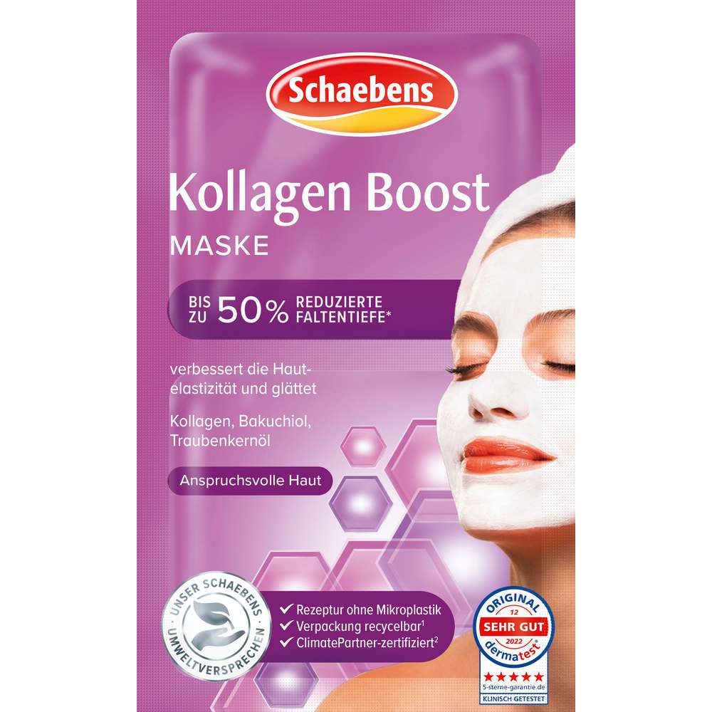 Produktabbildung Schaebens Maske, Kollagen Boost