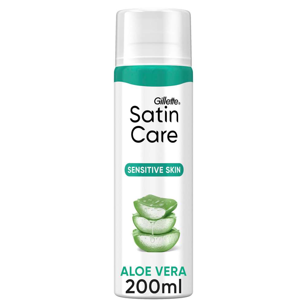 Produktabbildung Gillette Satin Care Rasiergel, Aloe Vera