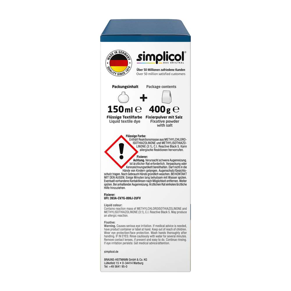 Produktabbildung simplicol Textilfarbe intensiv, Opal-Petrol