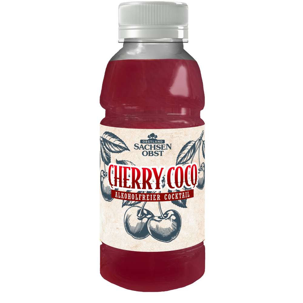 Produktabbildung Sachsenobst Cocktail Cherry Coco, alkoholfrei