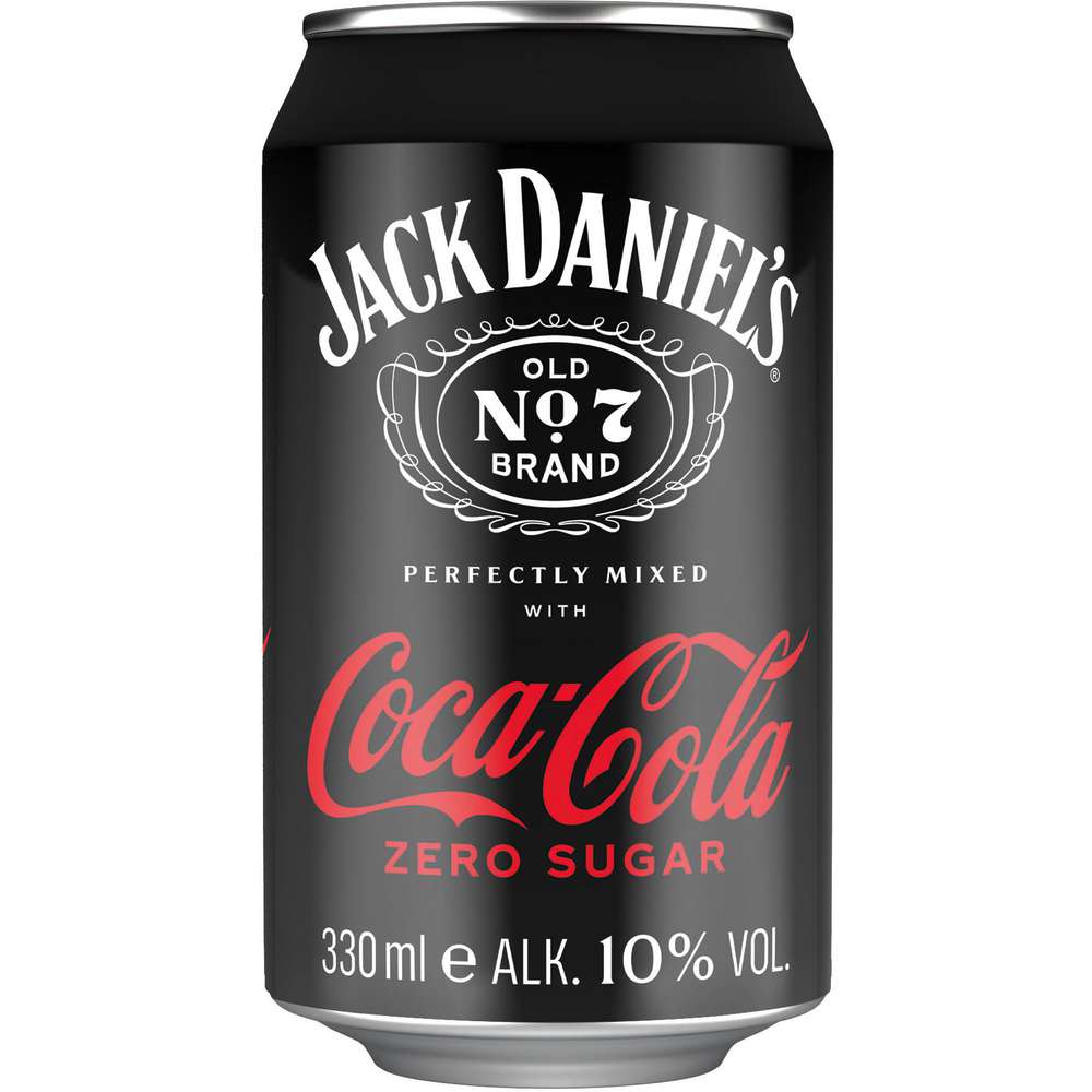 Produktabbildung Jack Daniel's Mixgetränk Whisky/Cola Zero 10%