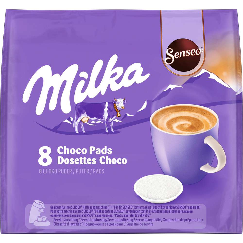 Produktabbildung Senseo Schokoladenpads Milka 
