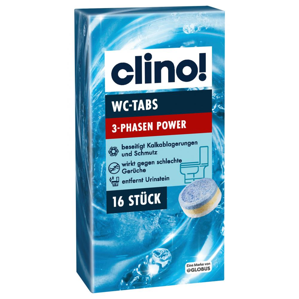 Produktabbildung keine Marke clino! WC-Tabs, 16 Tabs