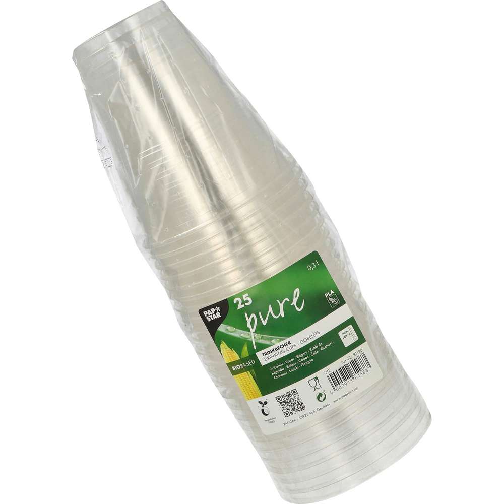 Produktabbildung PapStar 25er Trinkbecher