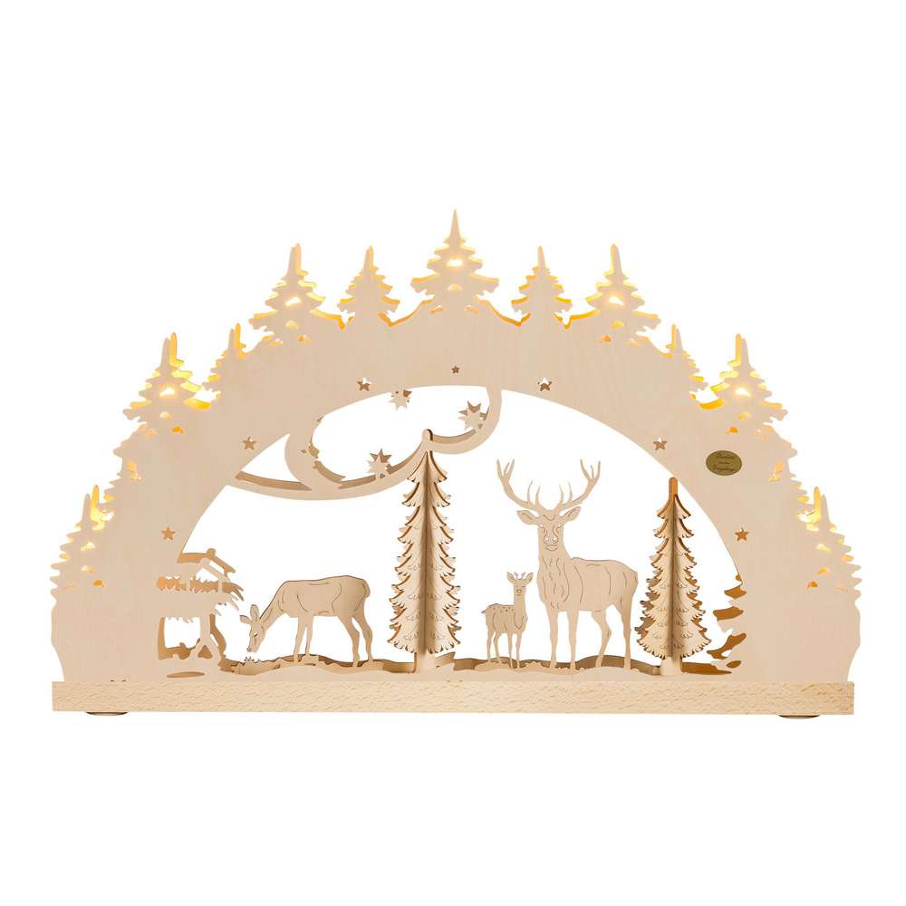 Produktabbildung Saico 3D-Lichterbogen Wald