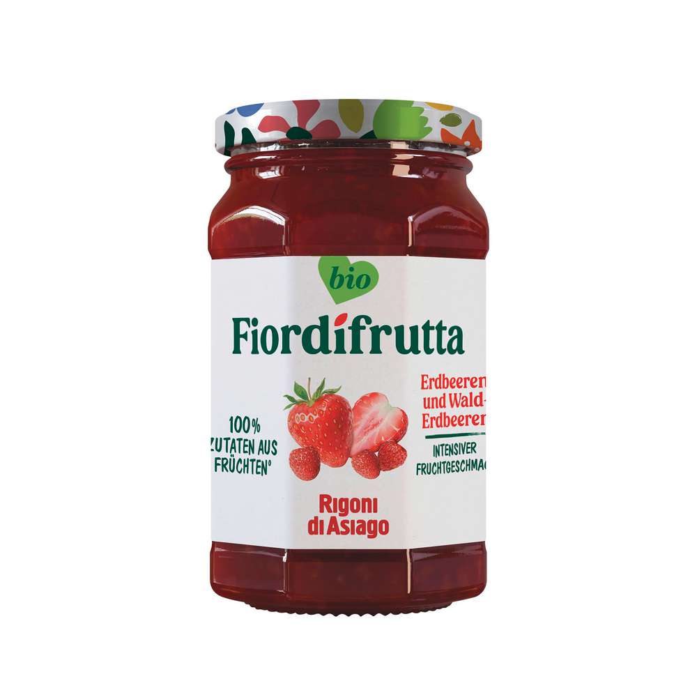 Produktabbildung Fiordifrutta Bio Fruchtaufstrich, Erdbeeren