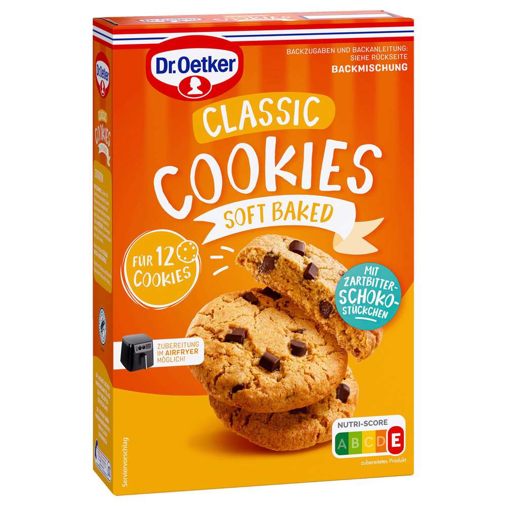 Produktabbildung Dr. Oetker Backmischung Classic Cookies