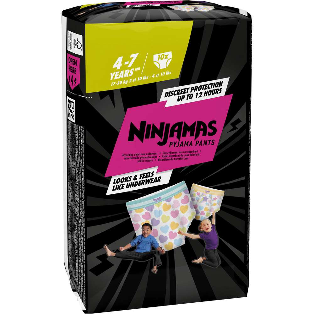 Produktabbildung Pampers Ninjamas Pants für Mädchen 4-7 Jahre
