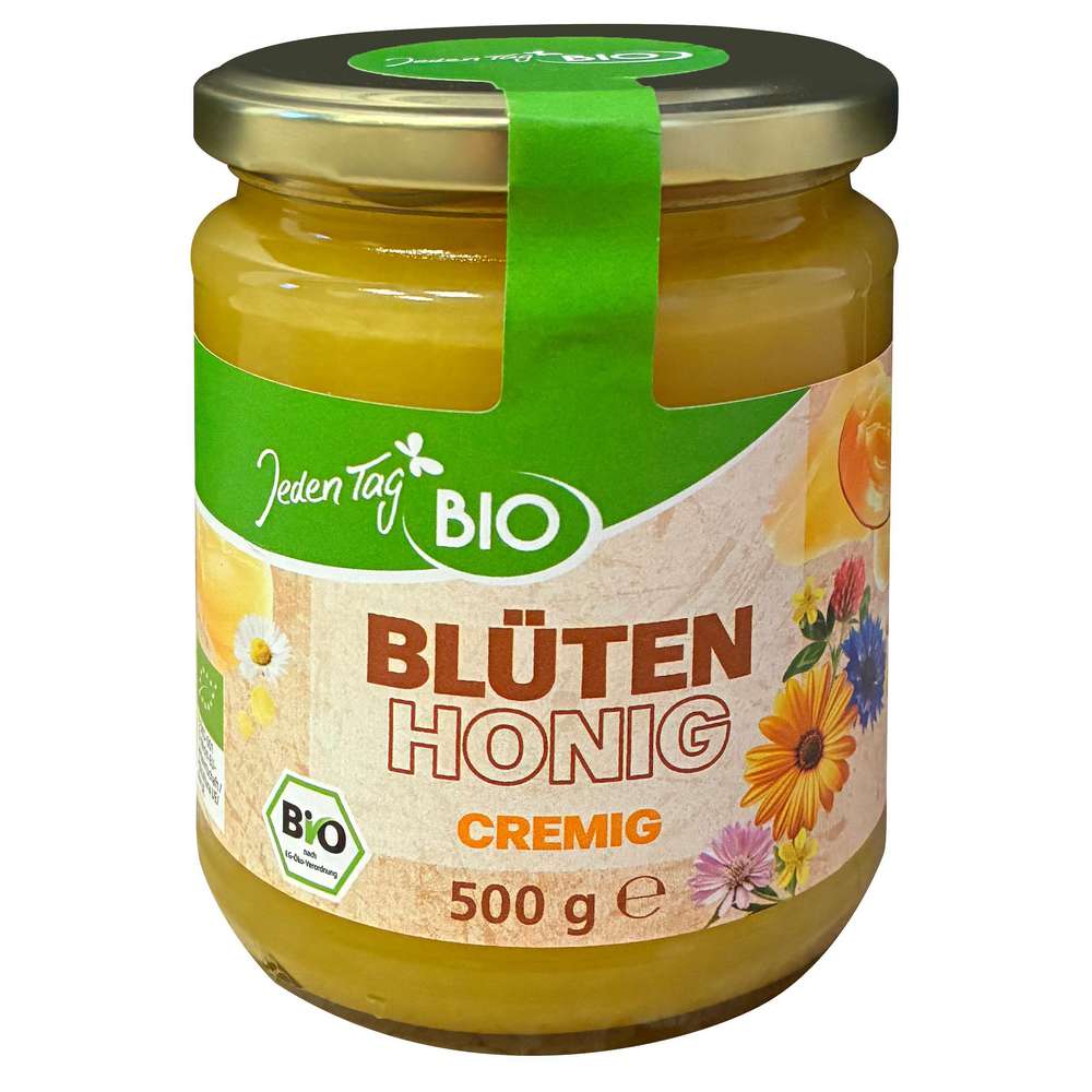 Produktabbildung Jeden Tag Bio Blütenhonig cremig 