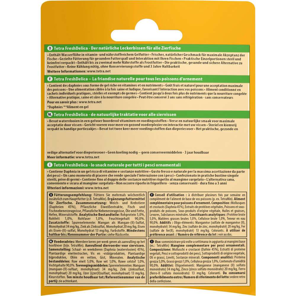 Produktabbildung Tetra Fischfutter FreshDelica, Daphnien