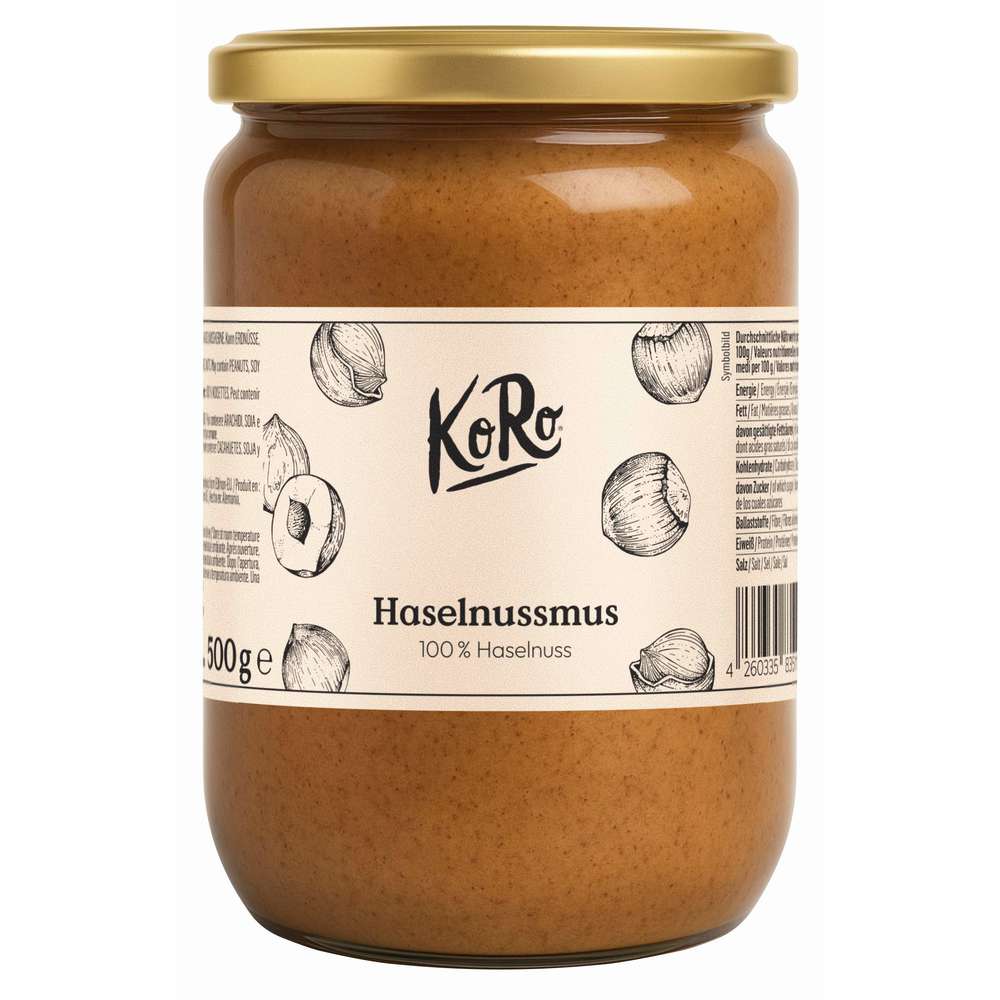 Produktabbildung KoRo Haselnussmus
