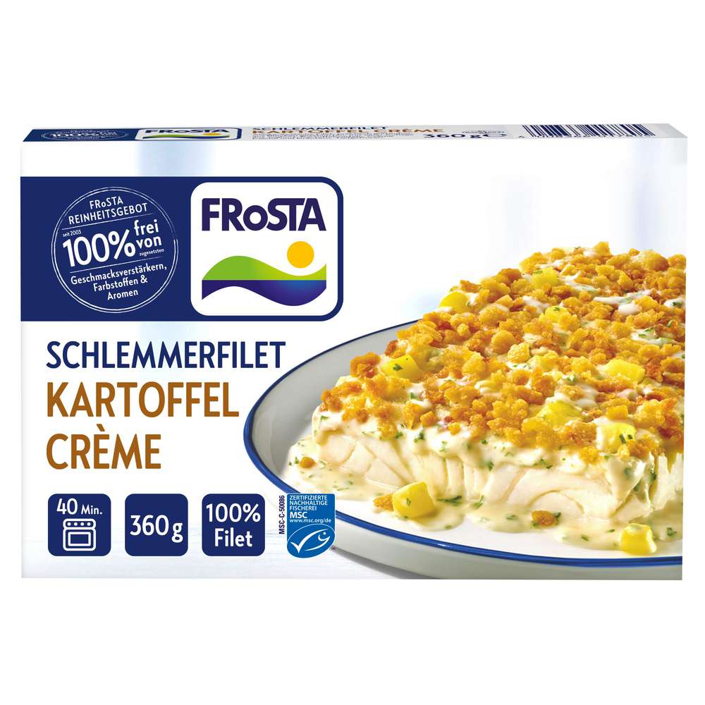 Produktabbildung Frosta Schlemmerfilet Kartoffel-Crème, tiefgekühlt