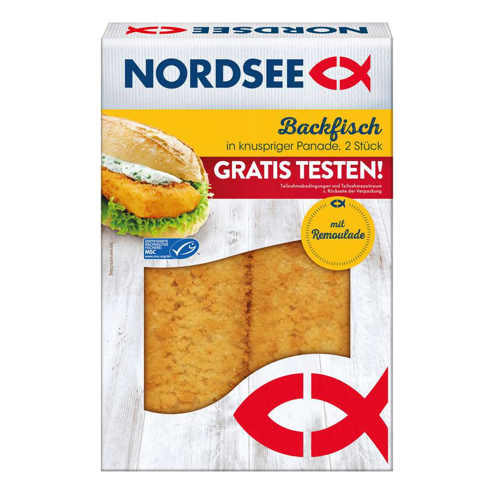 Produktabbildung Nordsee MSC Backfisch mit Remoulade