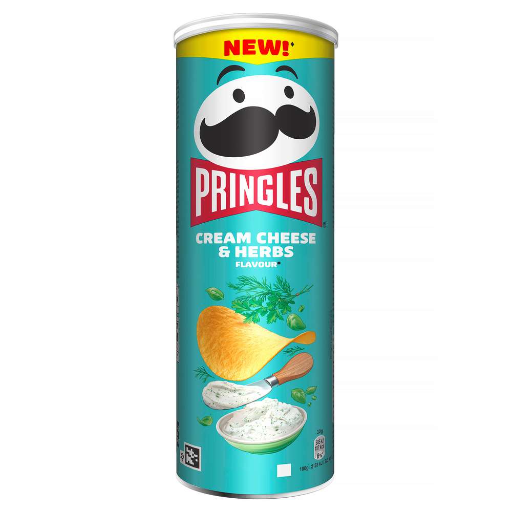 Produktabbildung Pringles Chips, Cream Cheese & Herbs