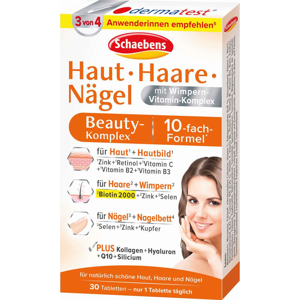 Produktabbildung Schaebens Beauty-Komplex, Haut-Haare-Nägel