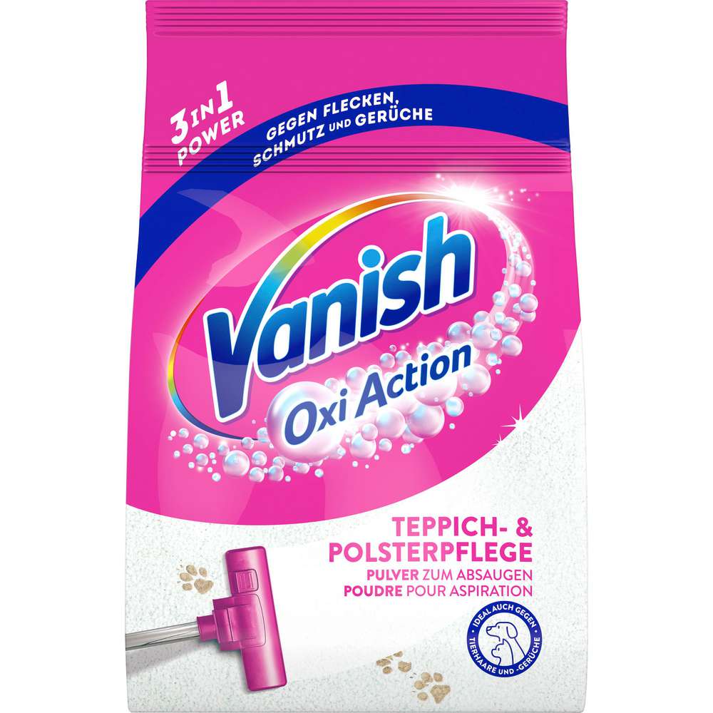 Produktabbildung Vanish Oxi Action Pulver, Teppich & Polsterreiniger