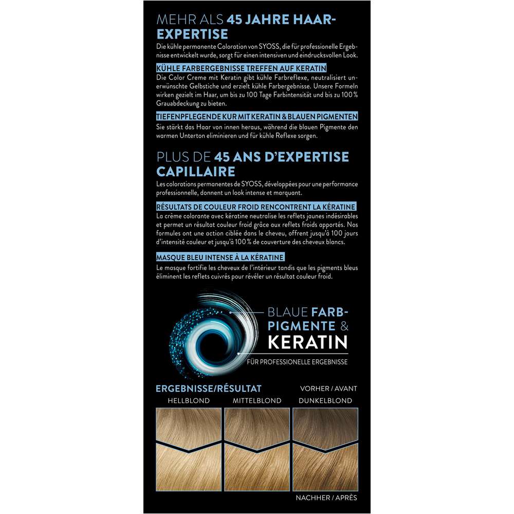 Produktabbildung Syoss Permanente Kühle Coloration Naturblond 8_11