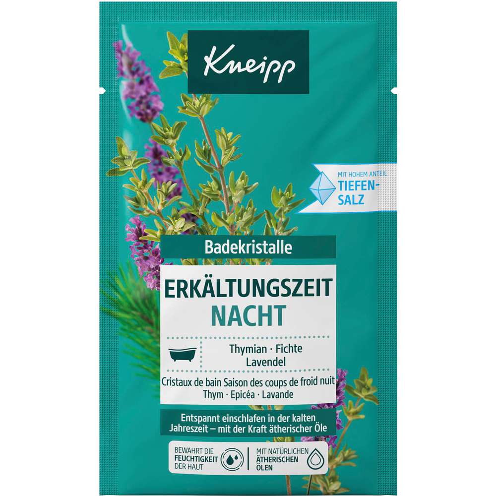 Produktabbildung Kneipp Badekristalle Erkältungszeit Nacht