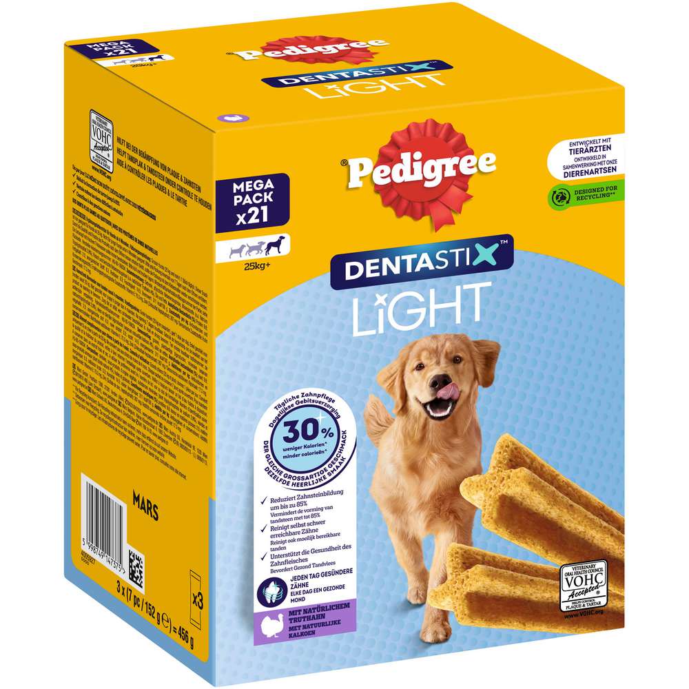 Produktabbildung Pedigree Hunde-Snack Dentastix Light, Mega Pack
