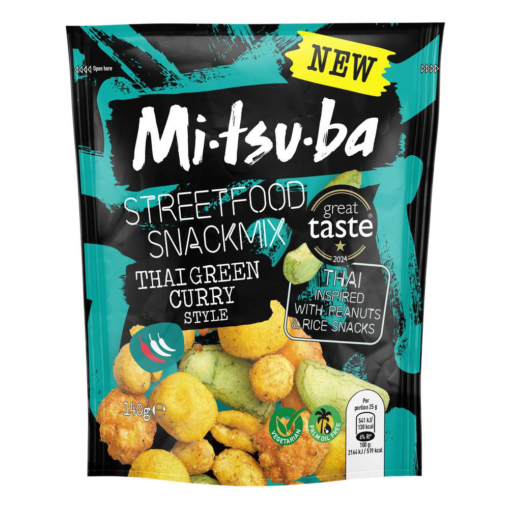Produktabbildung Mitsuba Streetfood Snack-Mix, Thai Green Curry