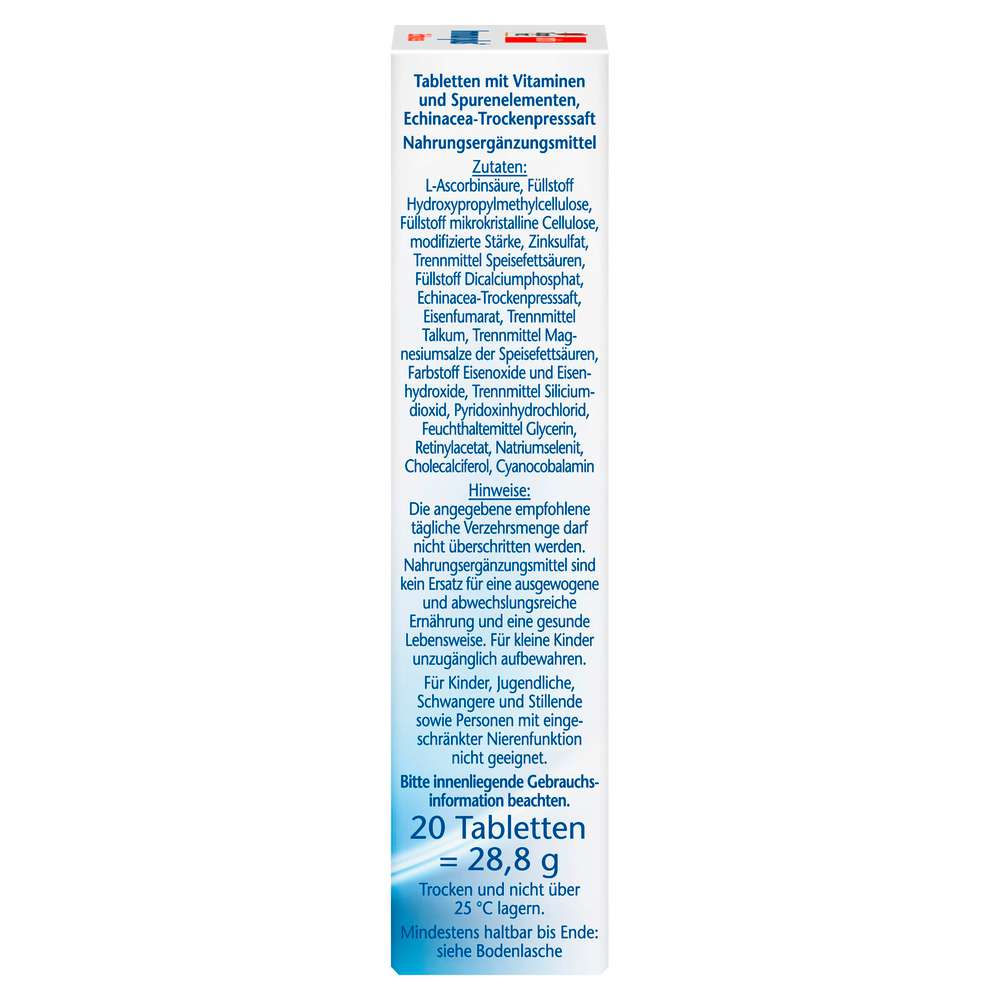 Produktabbildung Doppelherz Immun Plus Enchinacea, 8in1-Abwehr