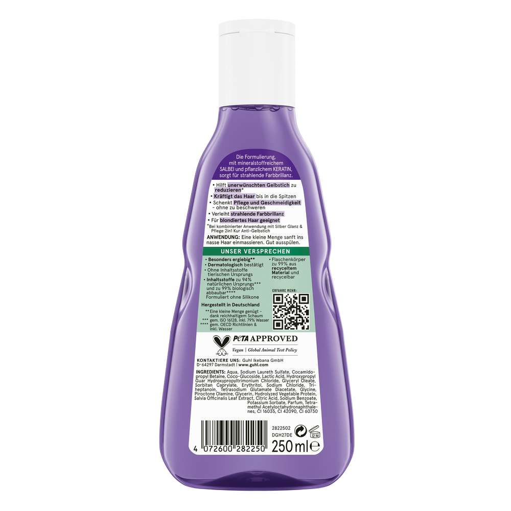 Produktabbildung Guhl Shampoo Silberglanz & Pflege, Noni-Öl