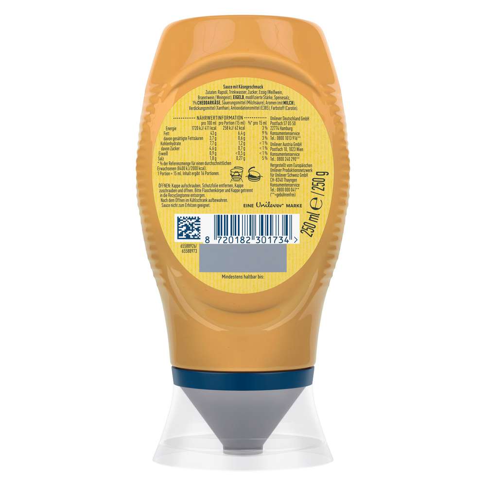 Produktabbildung Hellmann's Cheese Sauce