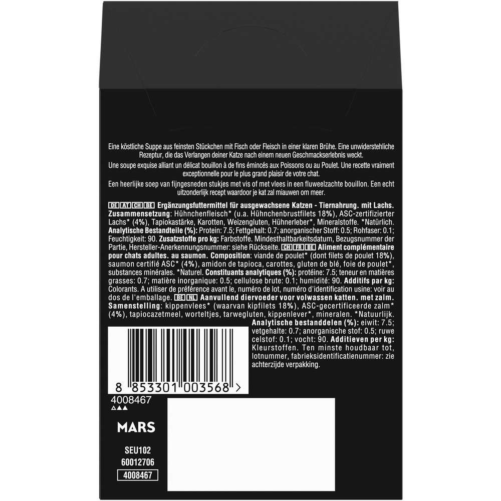 Produktabbildung Sheba Katzenfutter, Lachssuppe