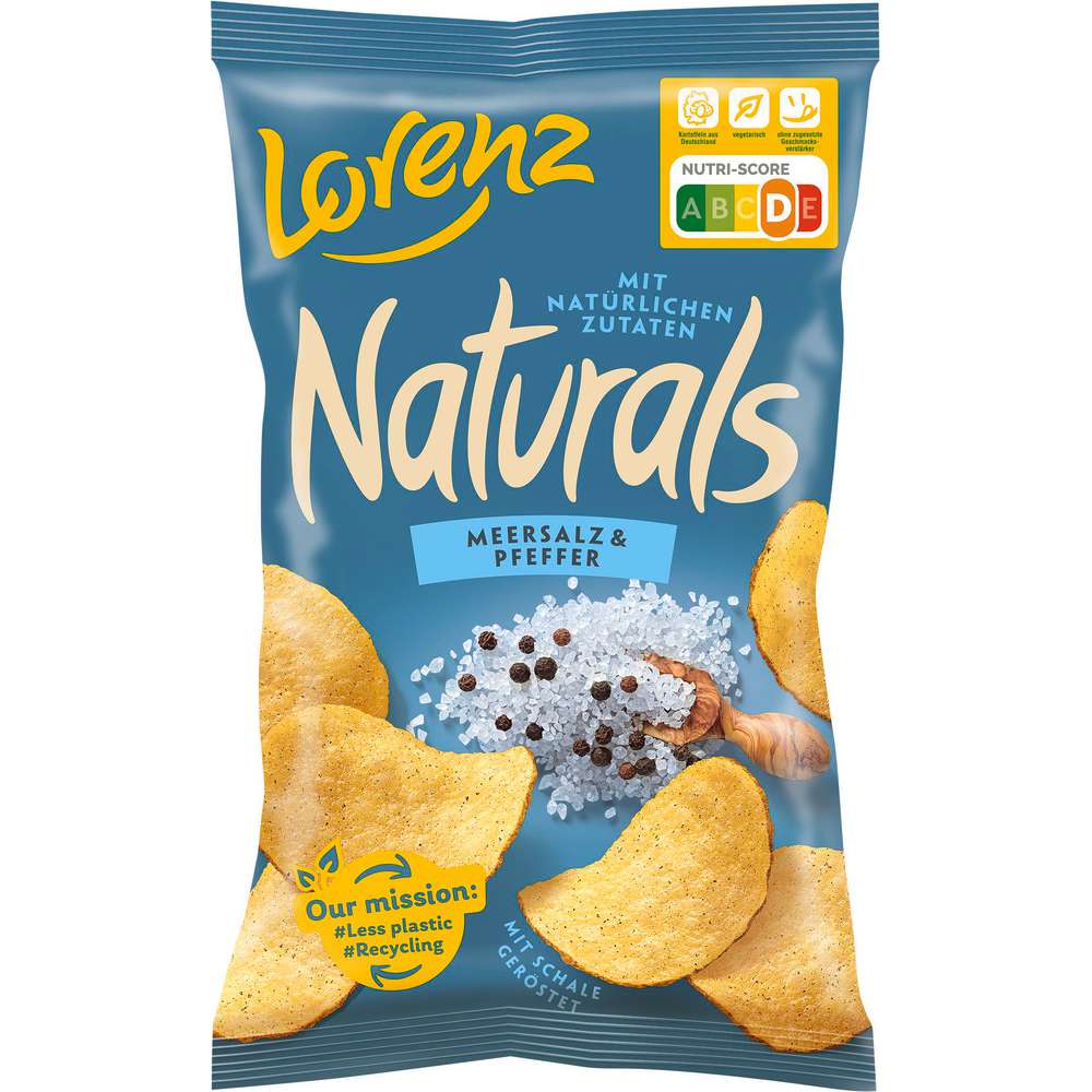 Produktabbildung Naturals Chips Naturals, Meersalz & Pfeffer
