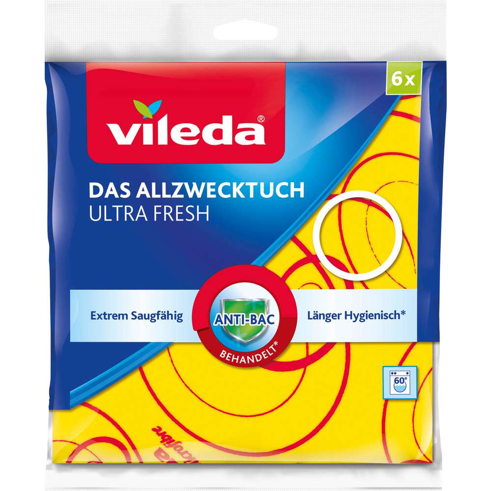 Produktabbildung Vileda Allzwecktuch + 30% Microfaser 6er Sparp.