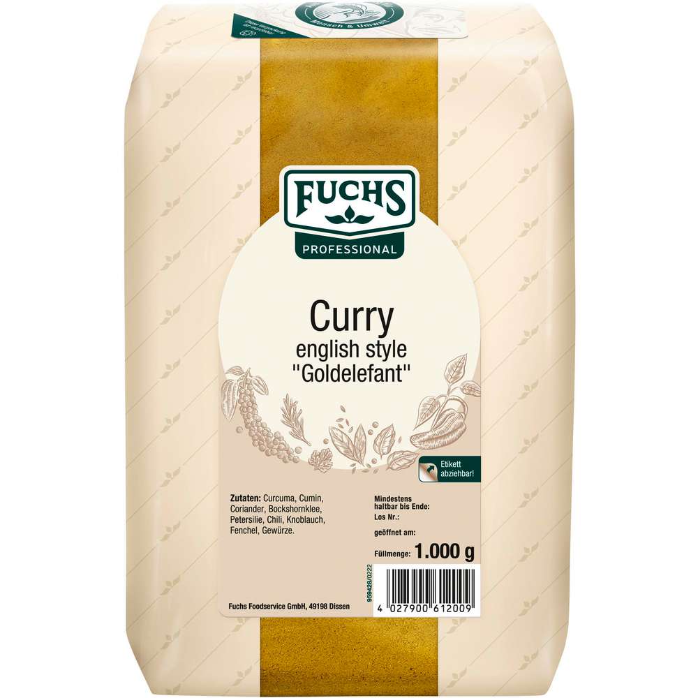 Produktabbildung Fuchs Curry, english style