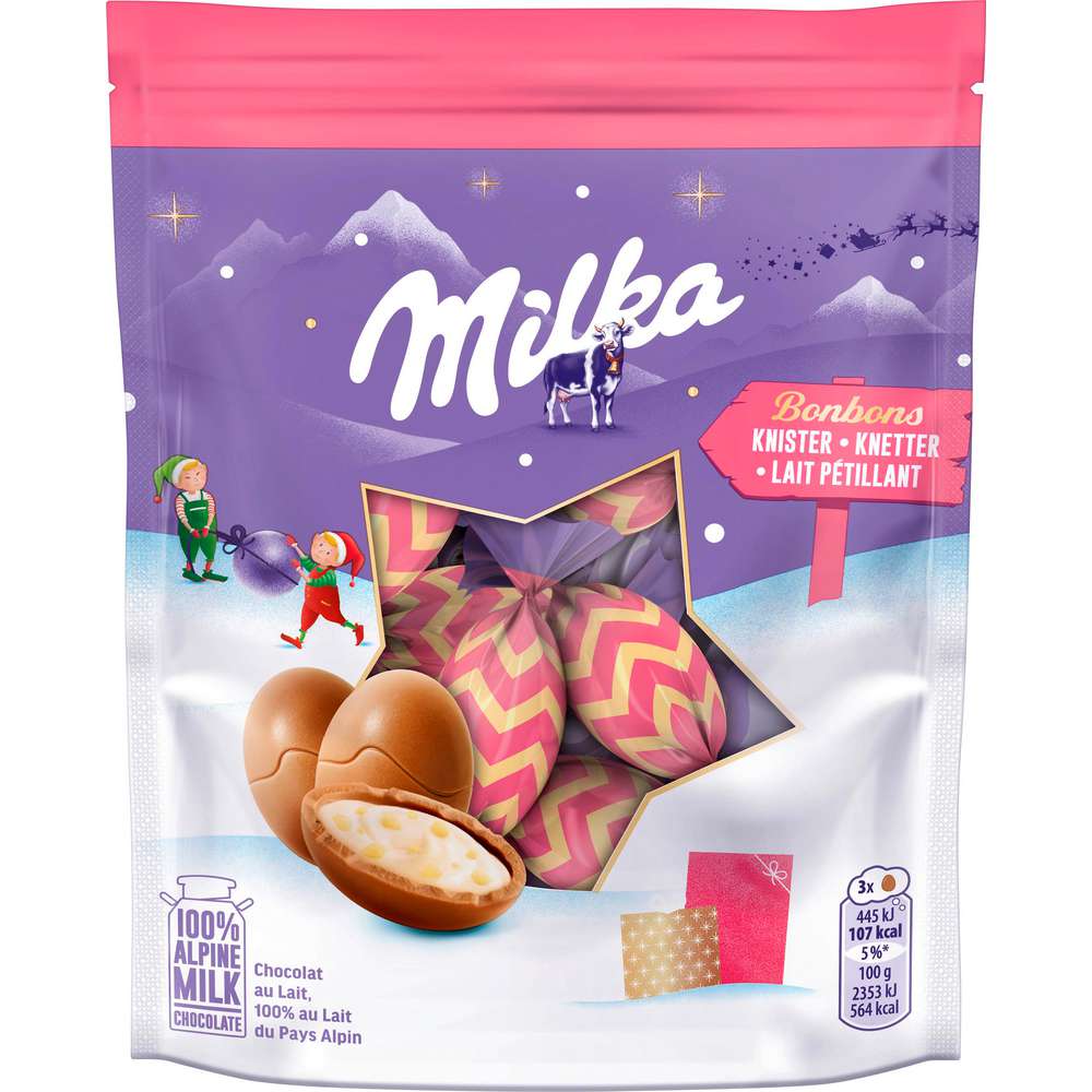 Produktabbildung Milka Weihnachtsbonbons Knister