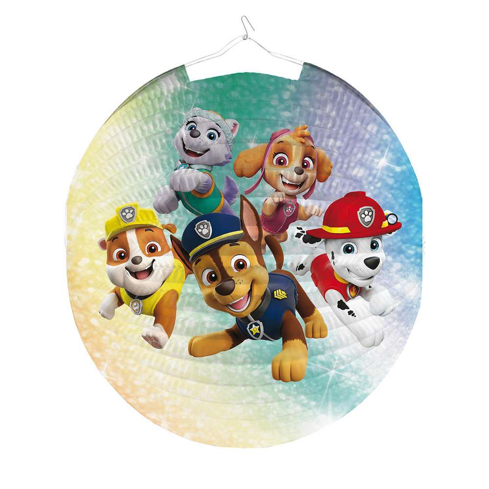Produktabbildung Riethmüller Lampion Paw Patrol Papier 25 cm