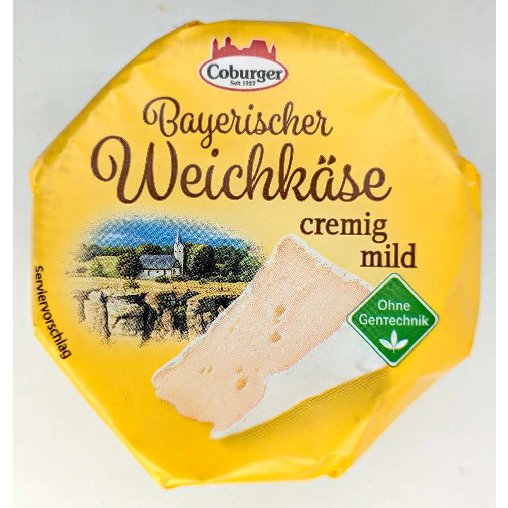 Produktabbildung Coburger Weichkäse, cremig-mild