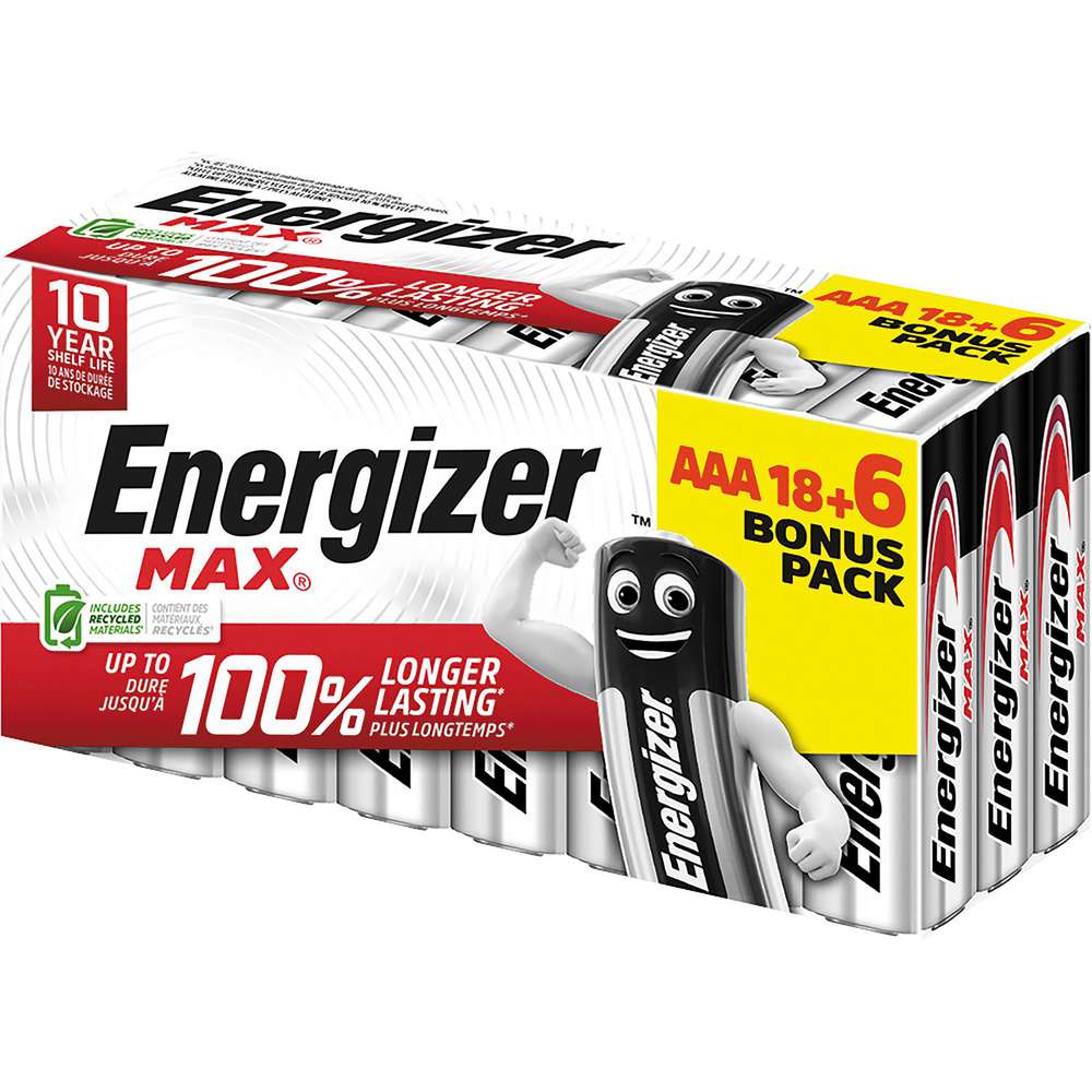 Produktabbildung Energizer Batterie AAA Max, 18+6