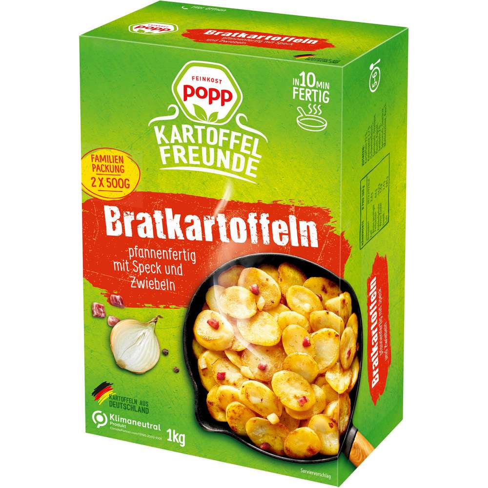 Produktabbildung Popp Bratkartoffeln mit Speck & Zwiebel