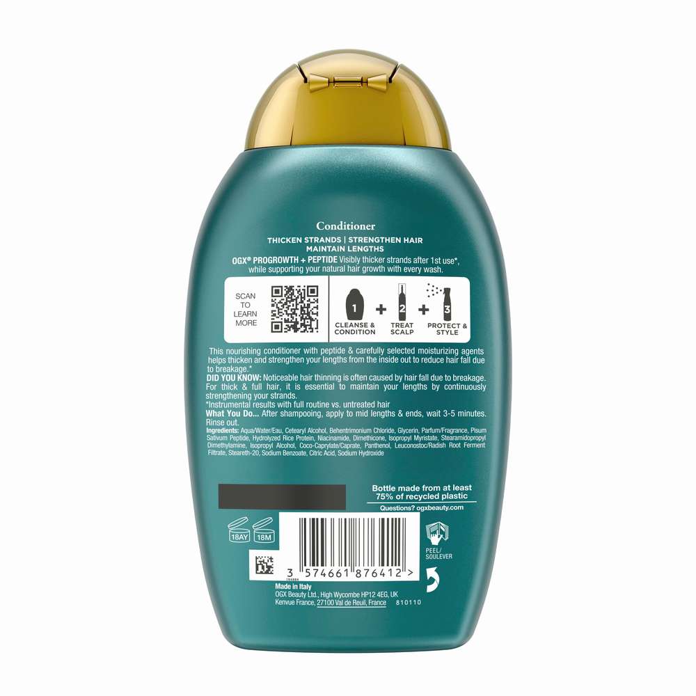Produktabbildung OGX Spülung, ProGrowth+ Peptide