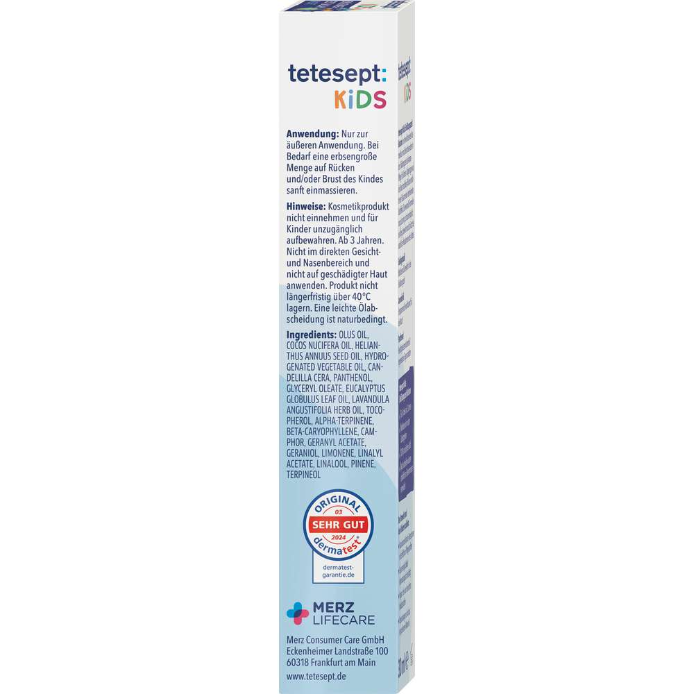 Produktabbildung tetesept Erkältungs-Balsam Kids