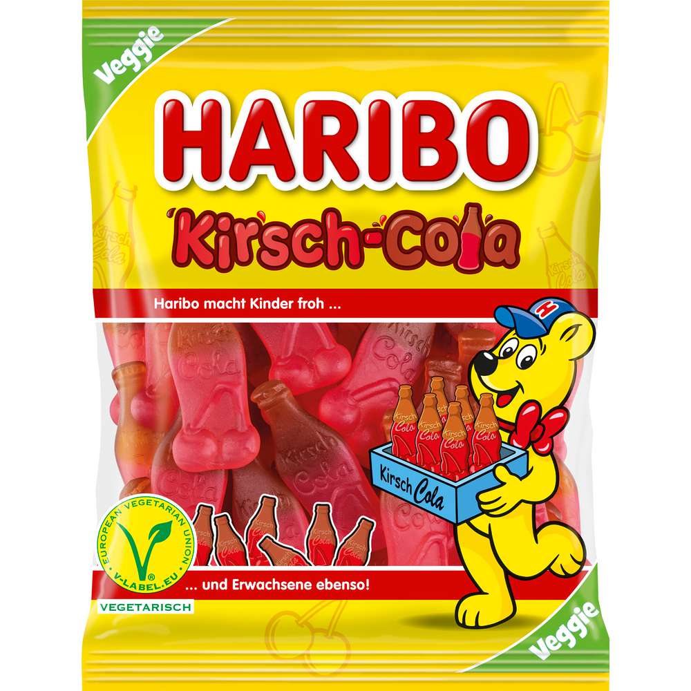 Produktabbildung Haribo Kirsch-Cola, Veggie