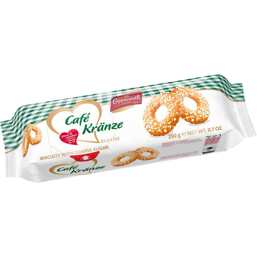 Produktabbildung Coppenrath Zuckerbestreutes Mürbegebäck Café Kränze