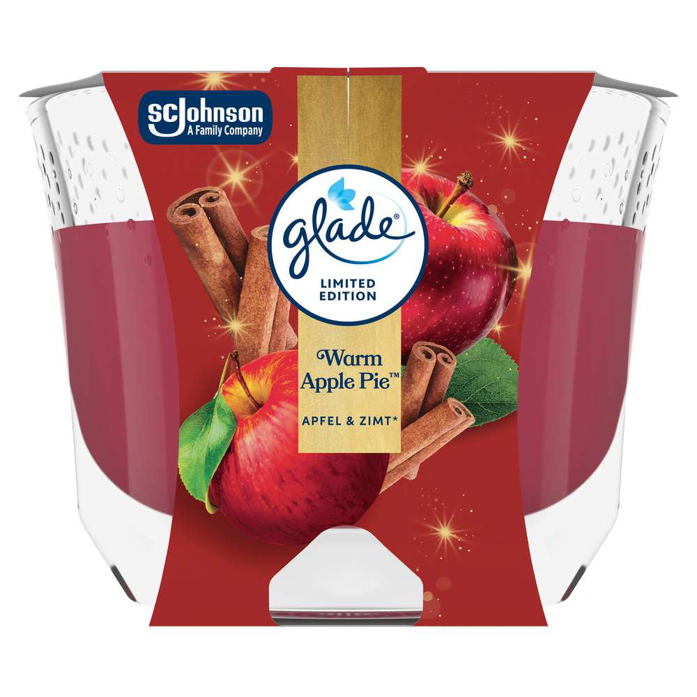 Produktabbildung Glade Duftkerze Premium Warm Apple