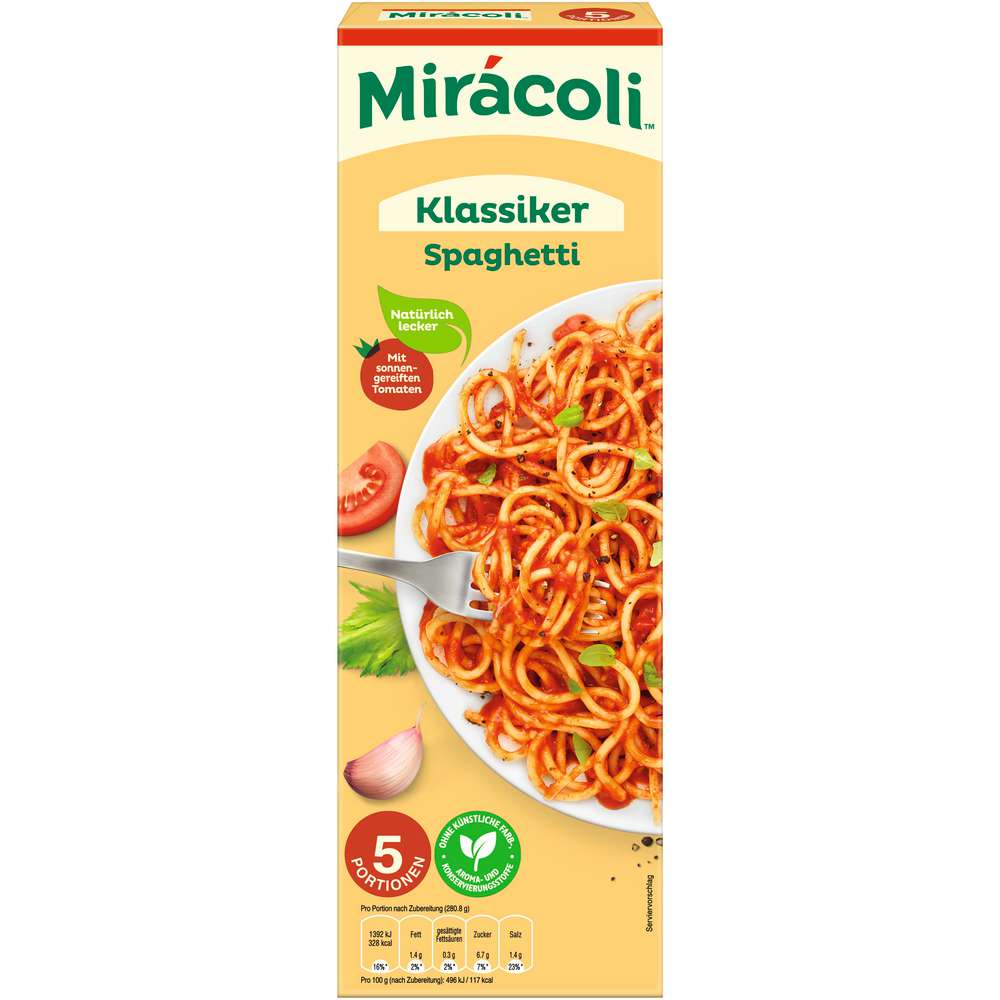 Produktabbildung Miracoli Spaghetti in Tomatensosse