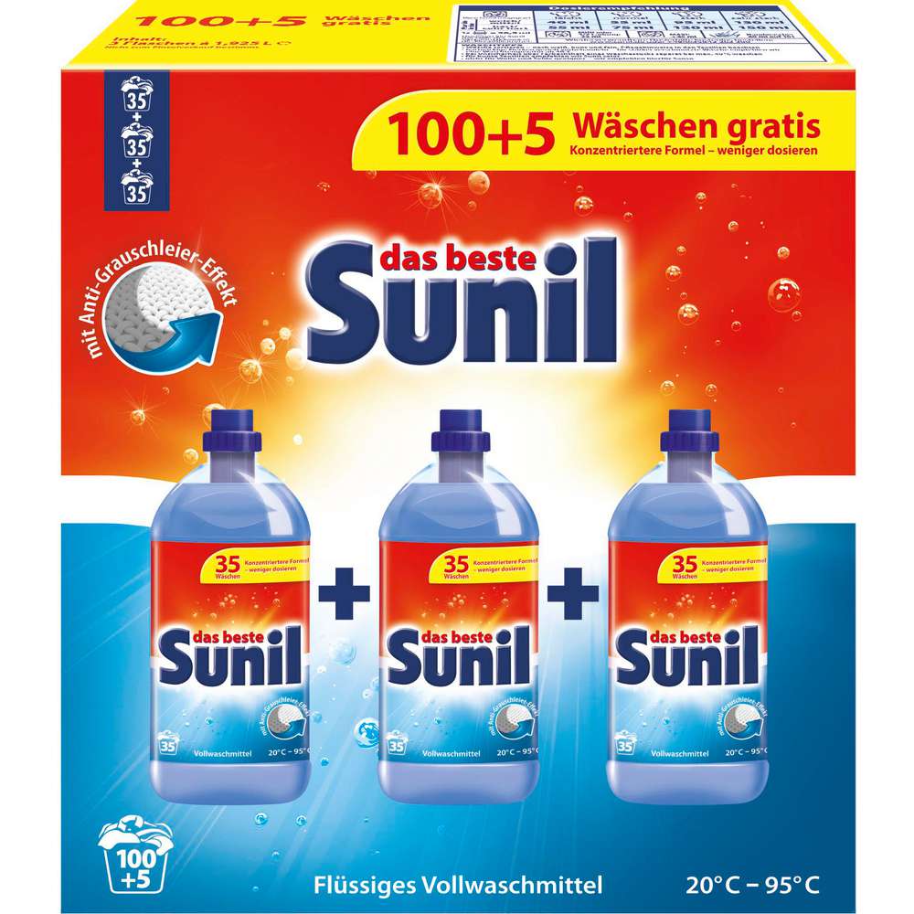 Produktabbildung Sunil Voll-Waschmittel flüssig