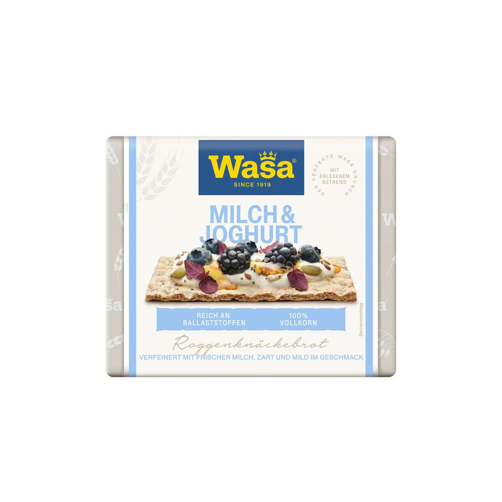 Produktabbildung Wasa Knäckebrot das Milde, Milch & Joghurt