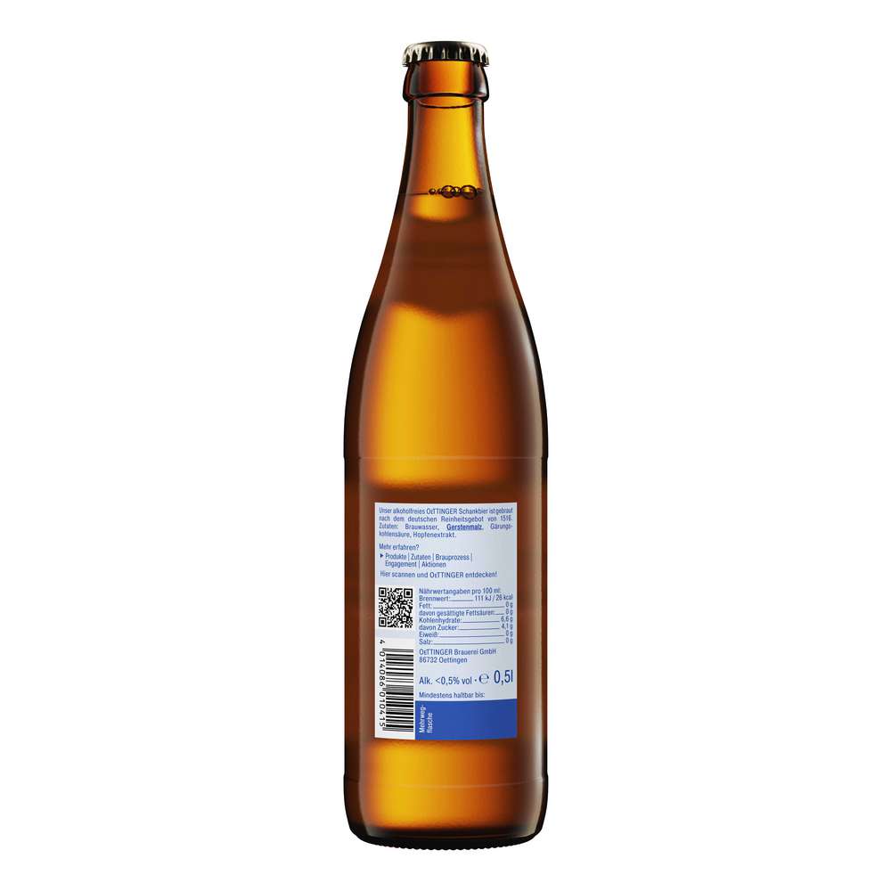Produktabbildung Oettinger Schank-Bier, alkoholfrei