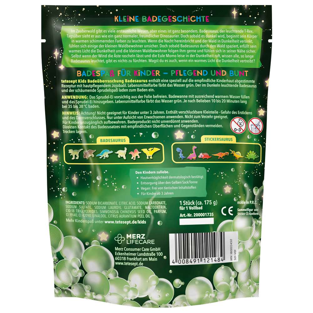 Produktabbildung tetesept Badeüberraschung Badesaurus