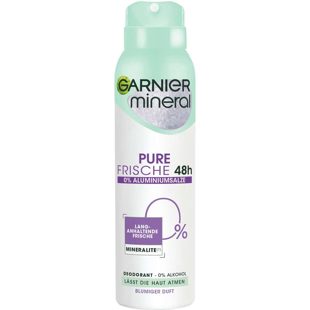 Produktabbildung Garnier Deospray mineral, pure Frische